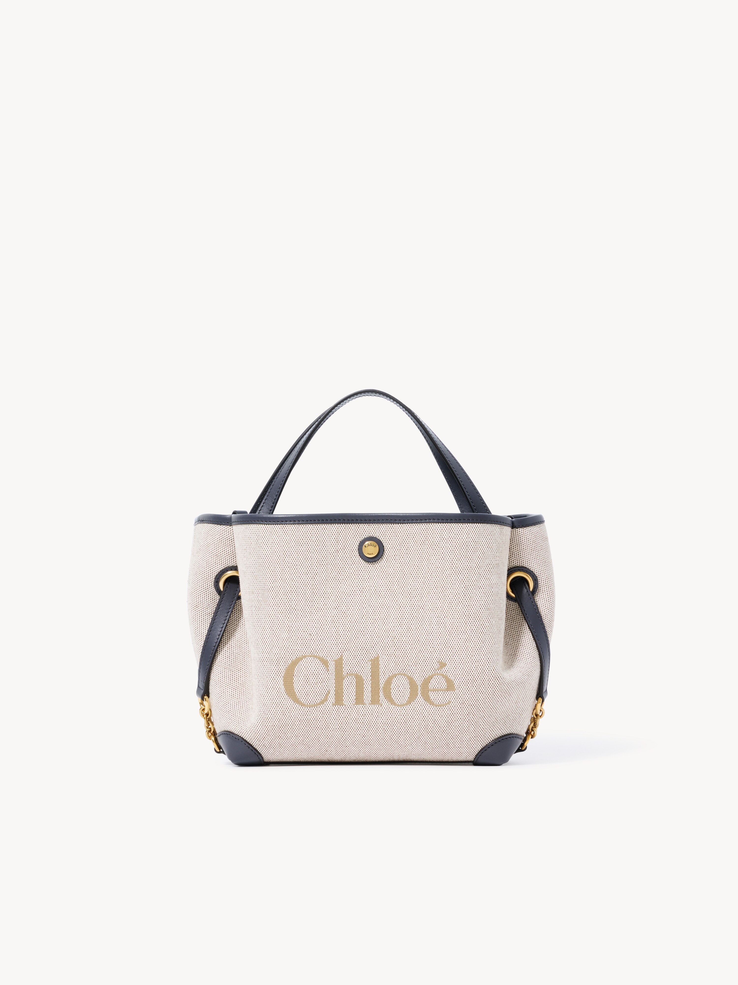 Bolso de doble asa Chlo&eacute; Clover de lona - NaN