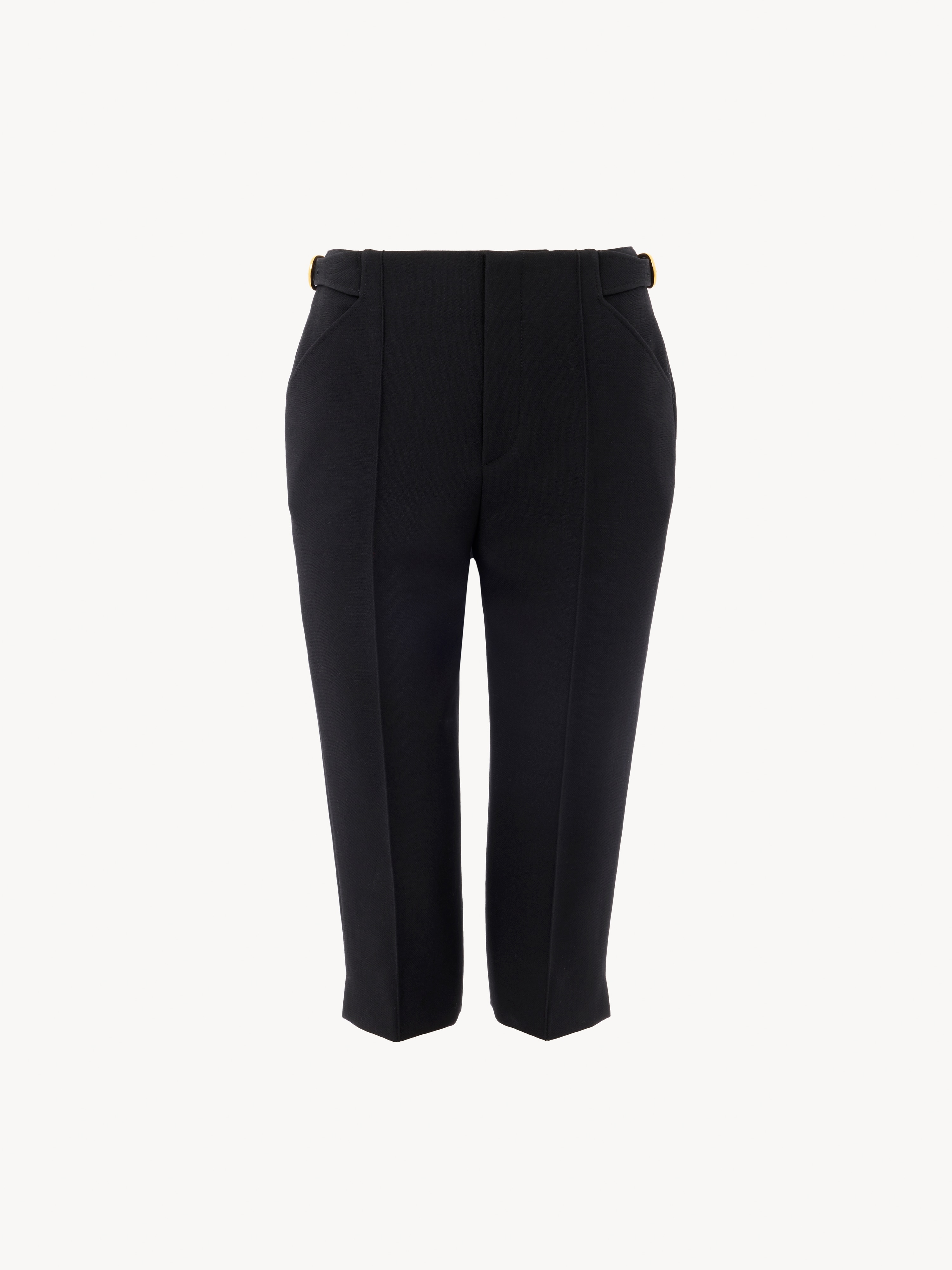 Cropped Spencer jacket in soft cavalry cotton - NaN