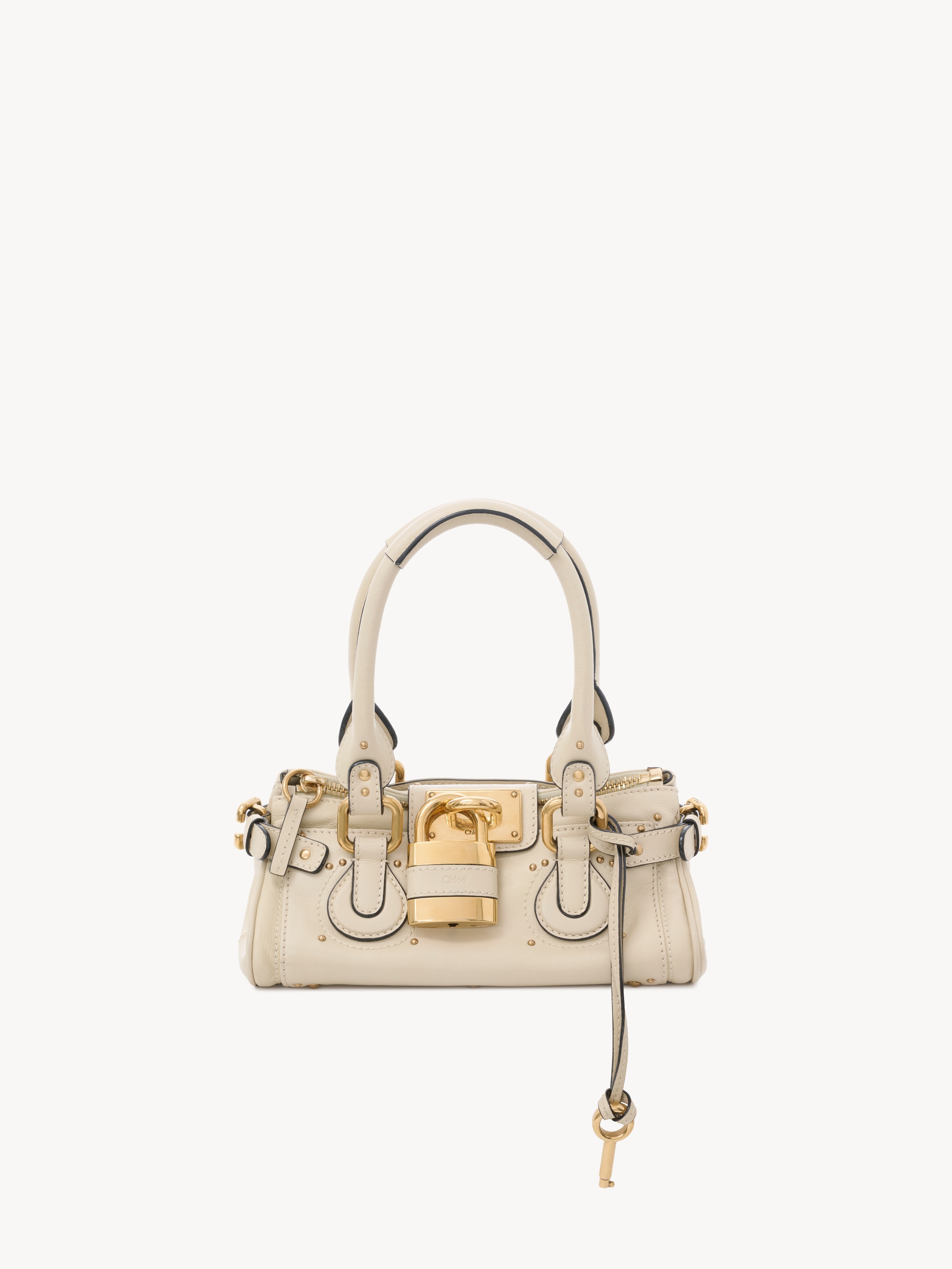 Small Paddington chain bag in grained leather - NaN