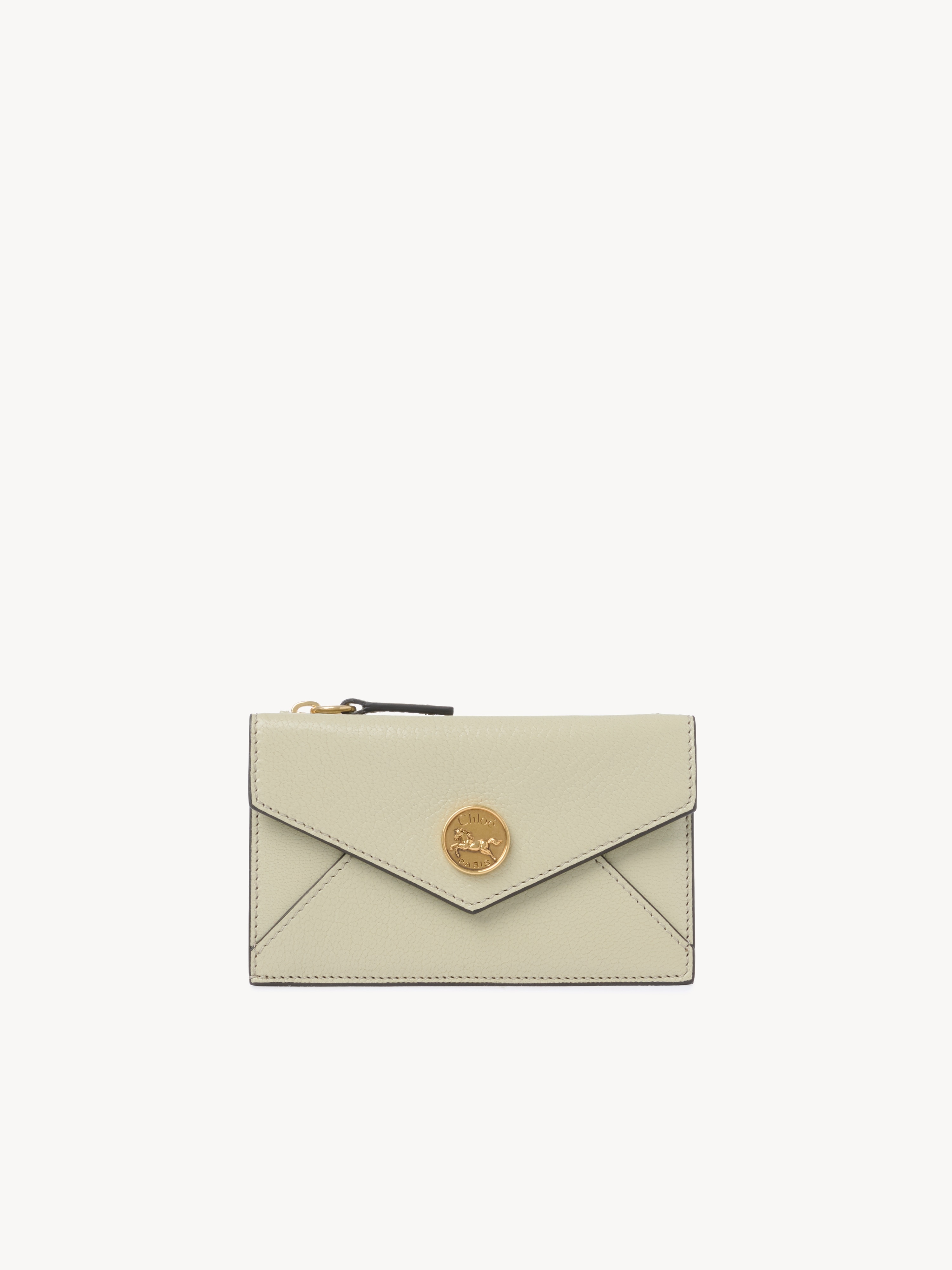Monedero tarjetero Envelope peque&ntilde;o de cuero granulado - NaN