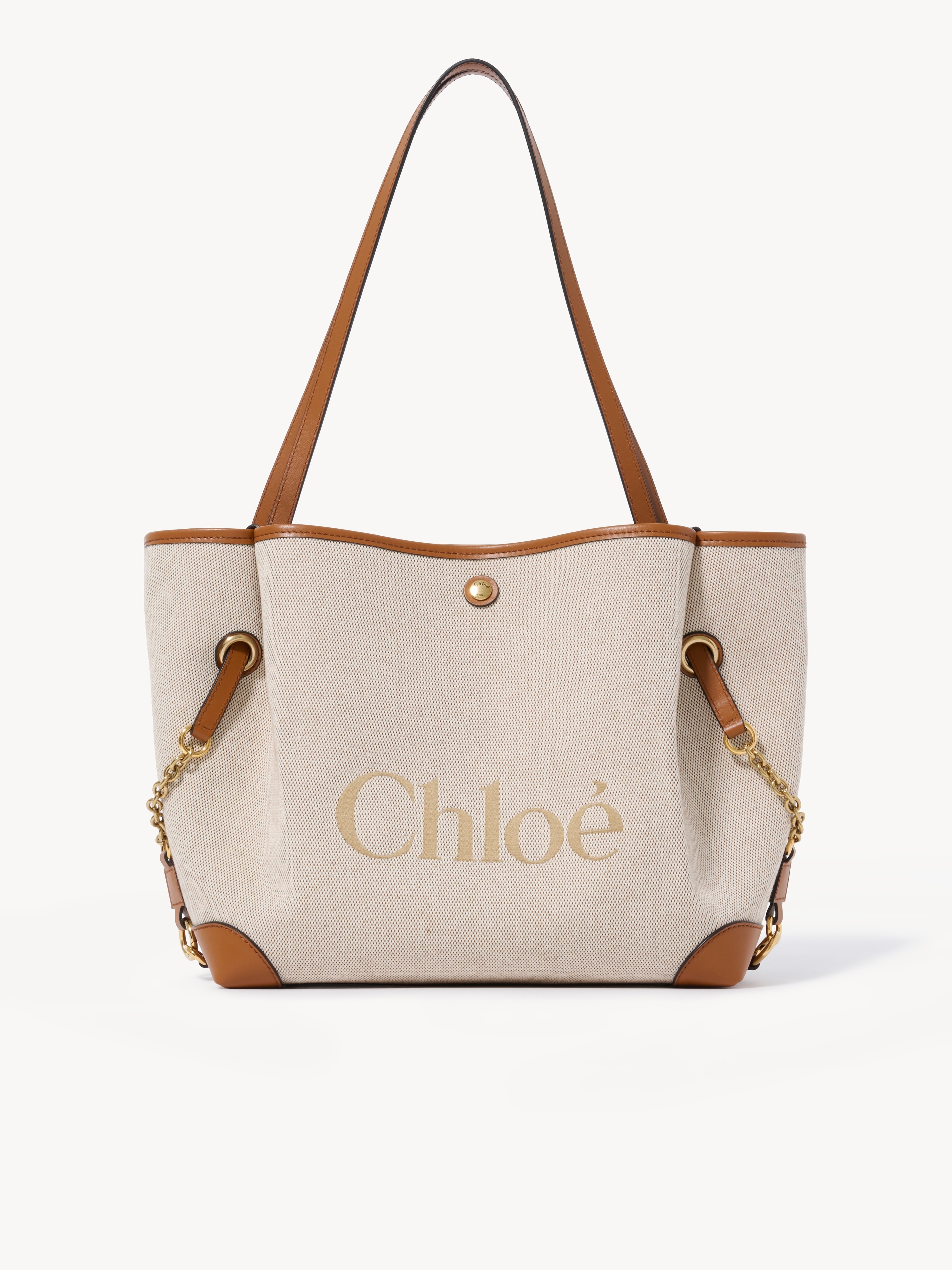 Bolso de doble asa Chlo&eacute; Clover peque&ntilde;o de lona - NaN