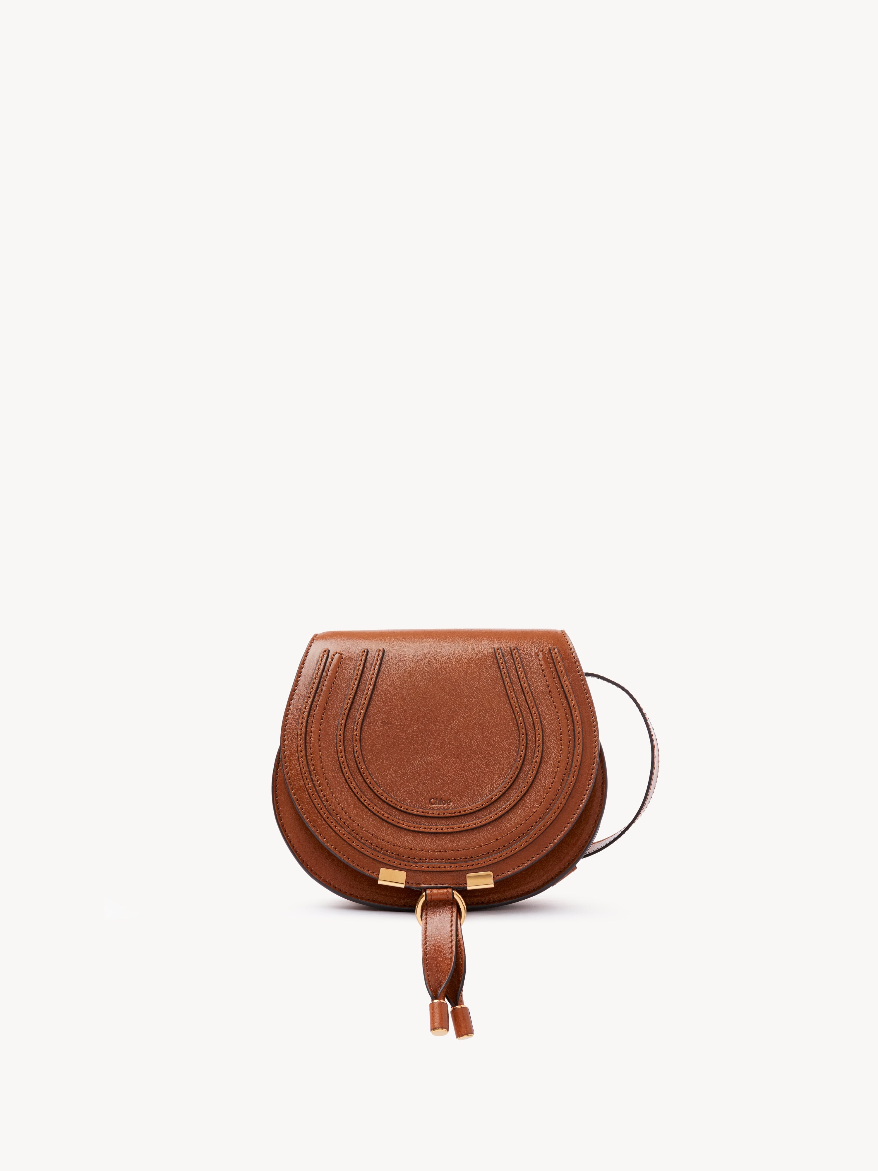 Marcie saddle bag in shiny leather - NaN