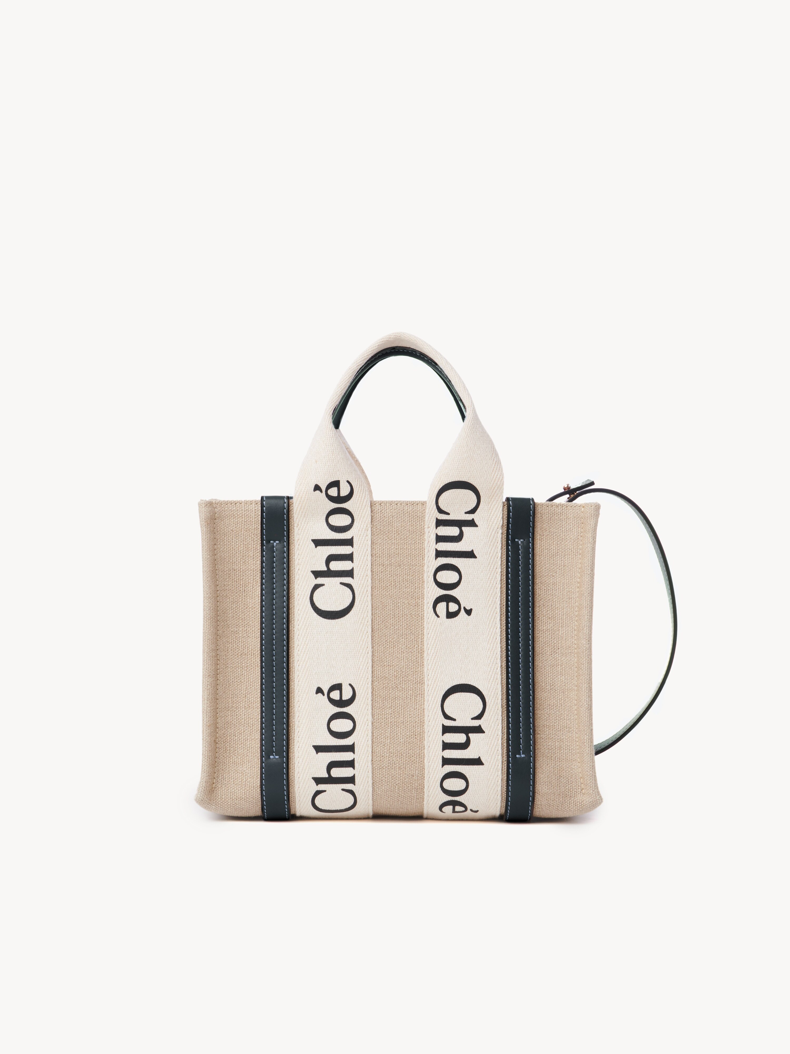 Bolso tote Woody de lino - NaN