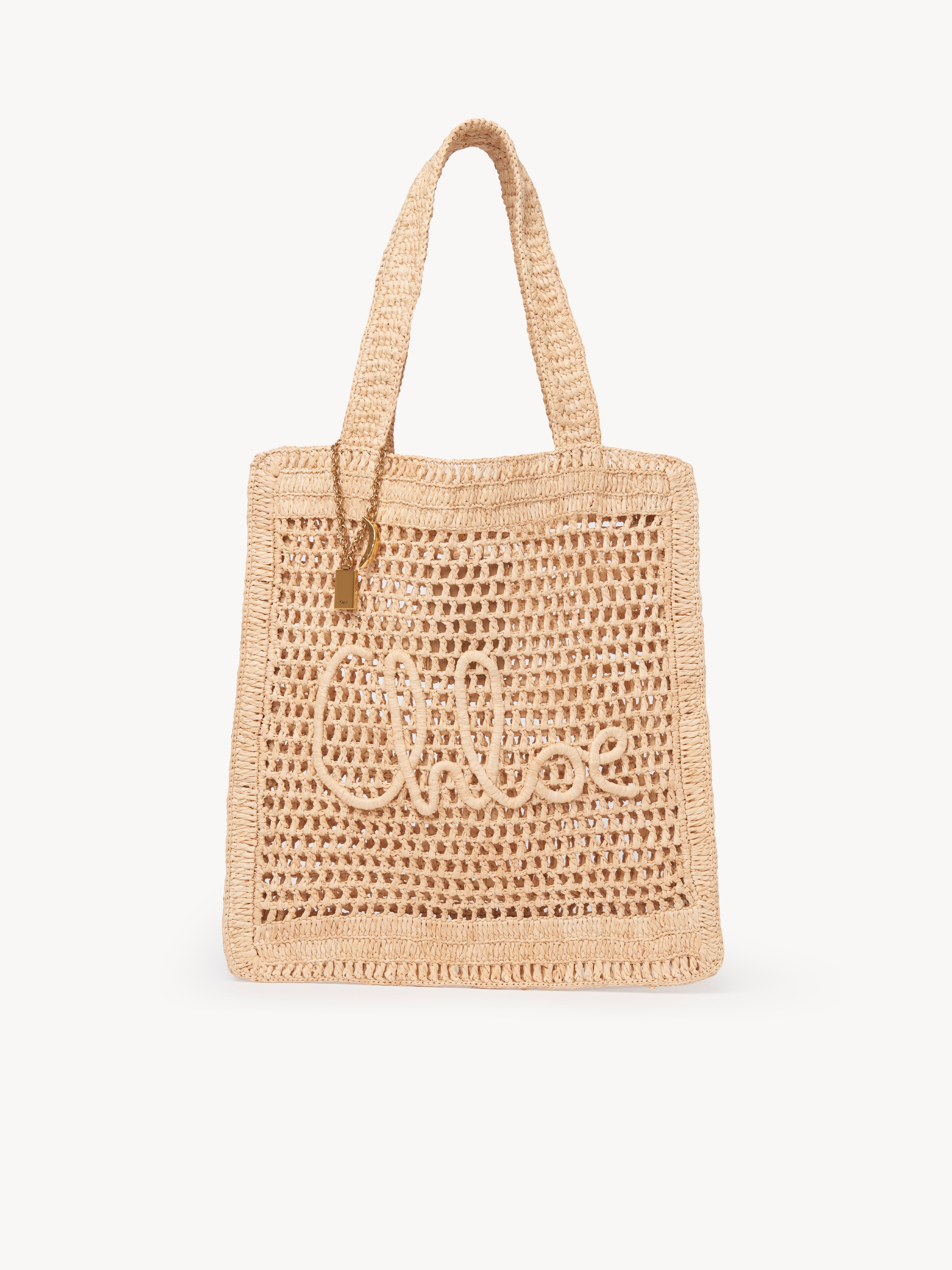 Bolso tote peque&ntilde;o Summer Banana de rafia - NaN