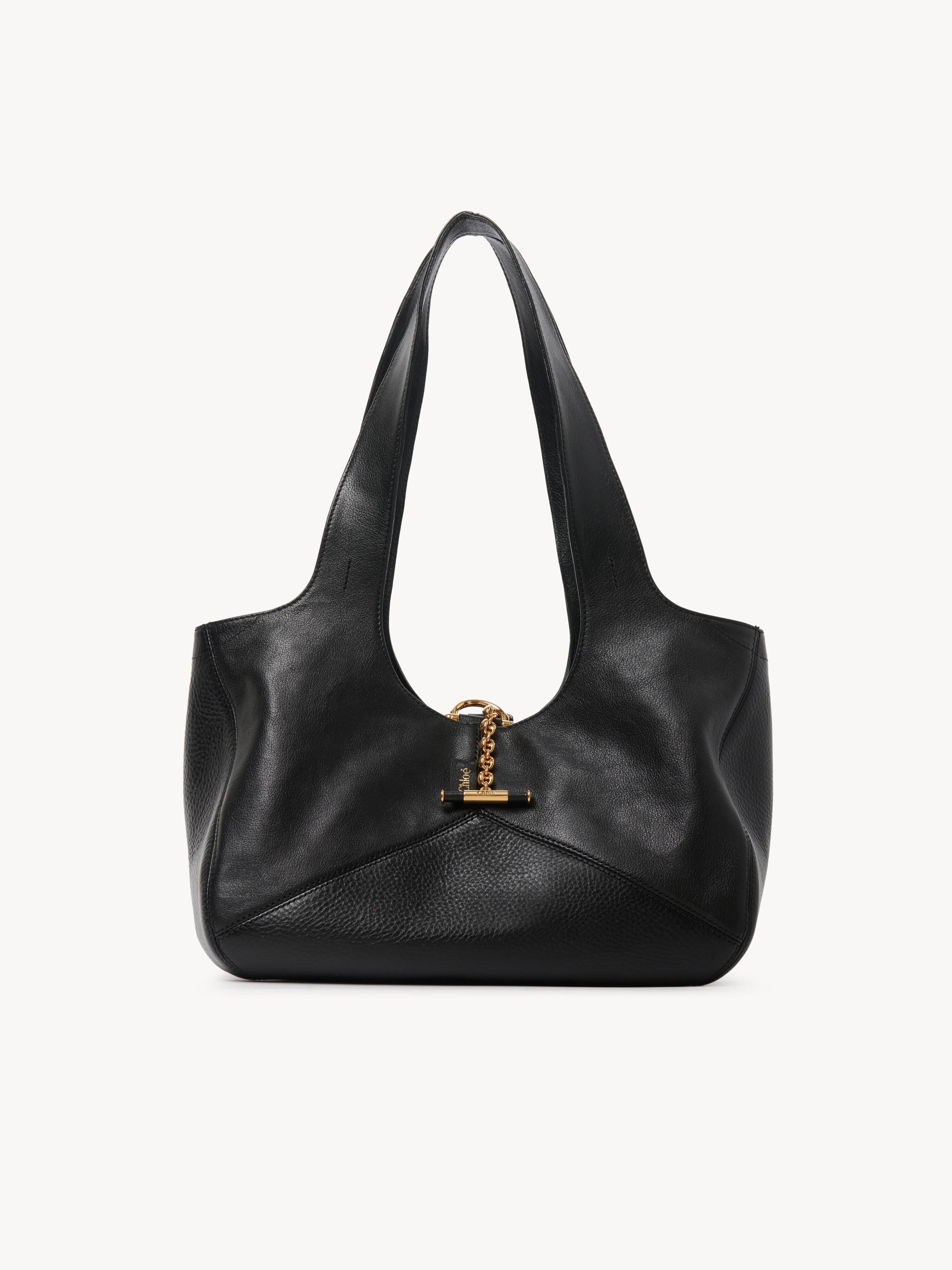 Small Chlo&eacute; balloon bag in grained leather - NaN