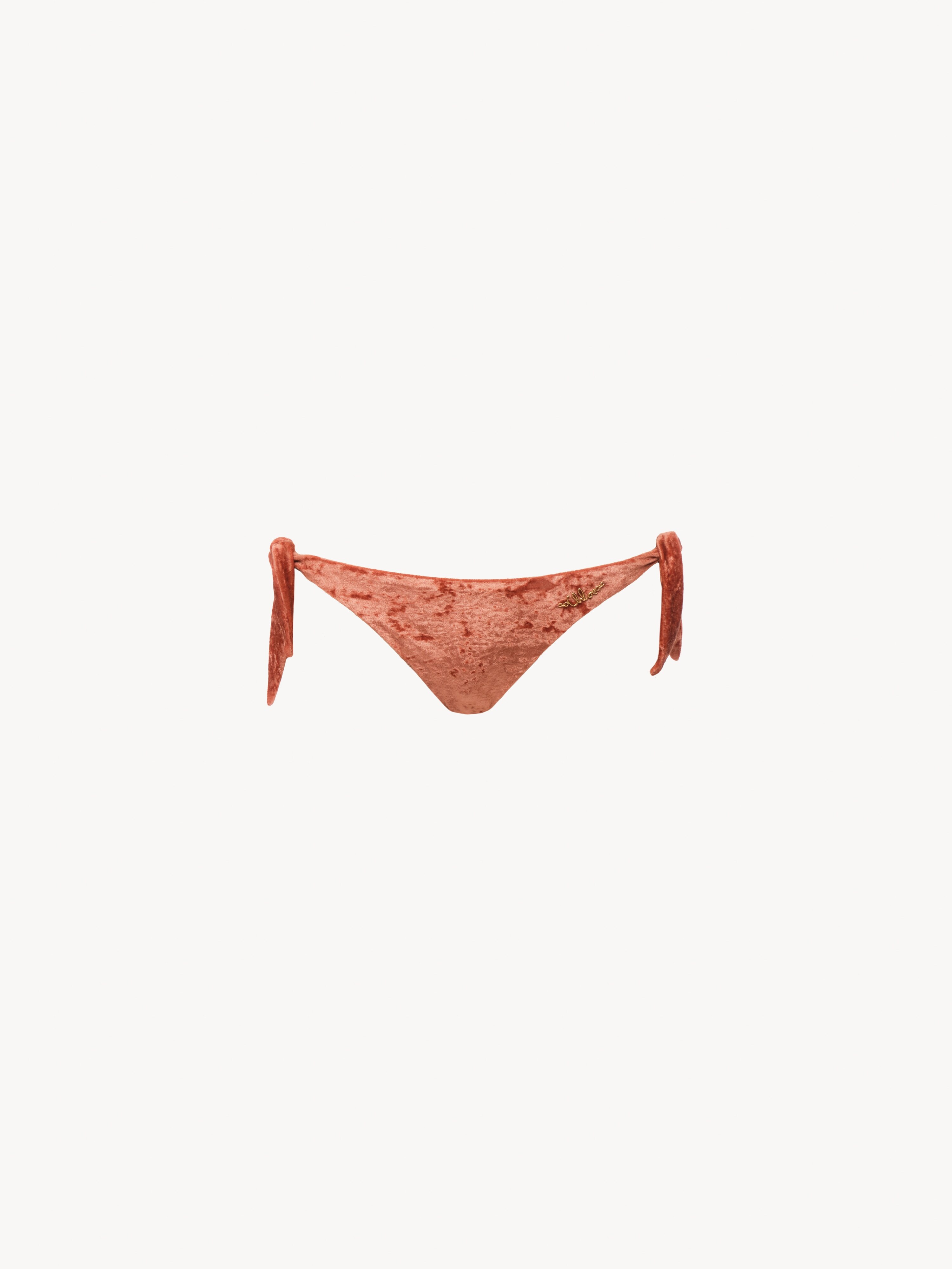 Elbow-sleeve fitted logo top in cotton knit - NaN